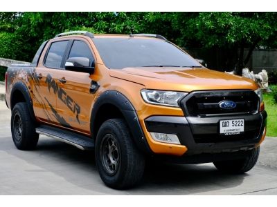 Ford ranger wildtrak 3.2 4WD  เครื่องยนต์: ดีเซล เกียร์: ออโต้  ปี: 2016 สี: ส้ม